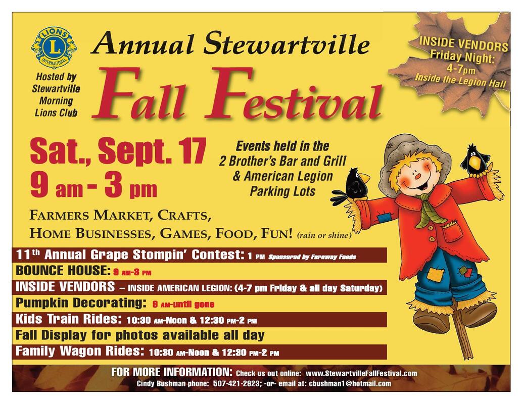 The FESTIVAL 2022! - Stewartville Fall Festival